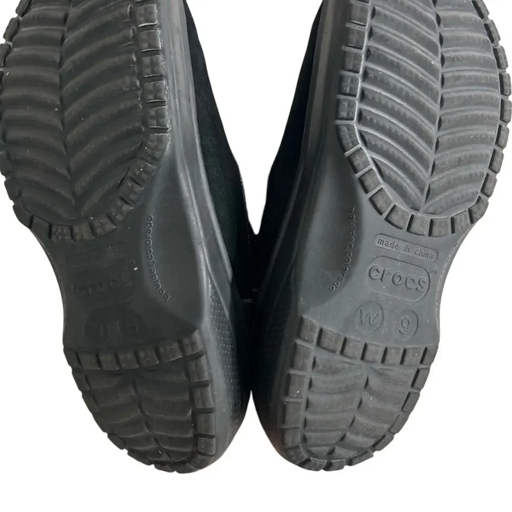Crocs Women’s Black Cozycrocs Booties